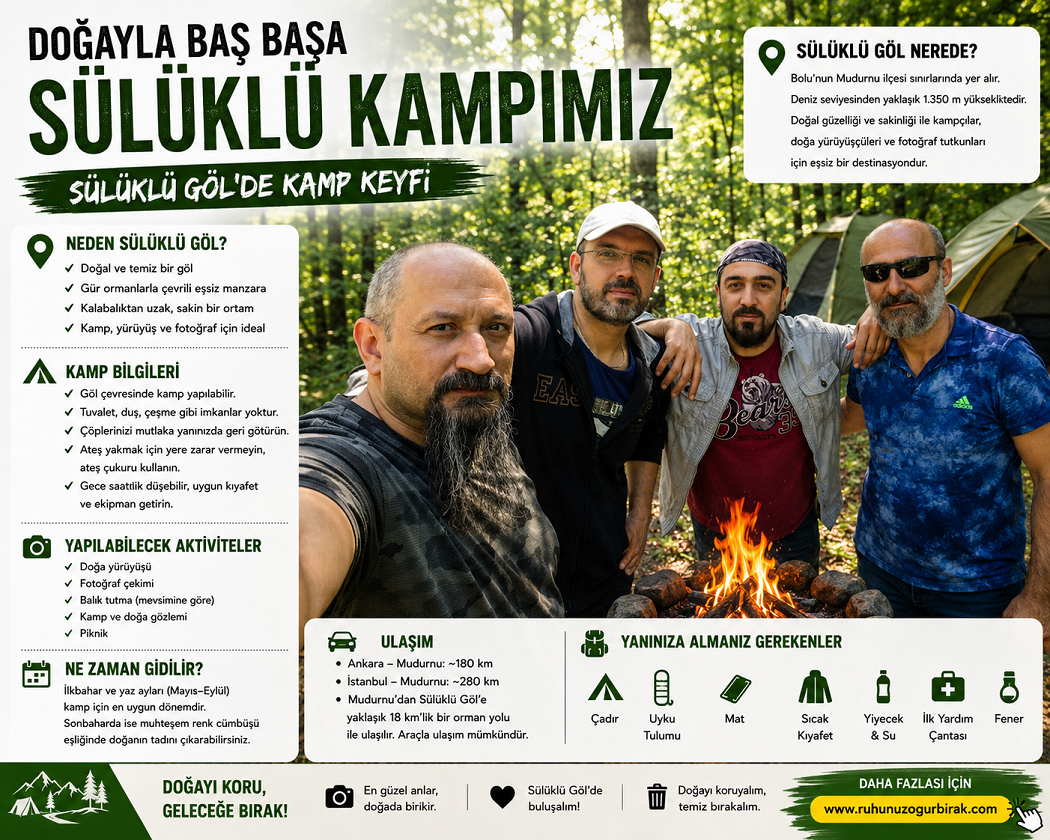 You are currently viewing Sülüklü Göl Kamp Rehberi 2022 | Bolu’nun Gizli Doğa Cenneti Sülüklü Göl Nerede?