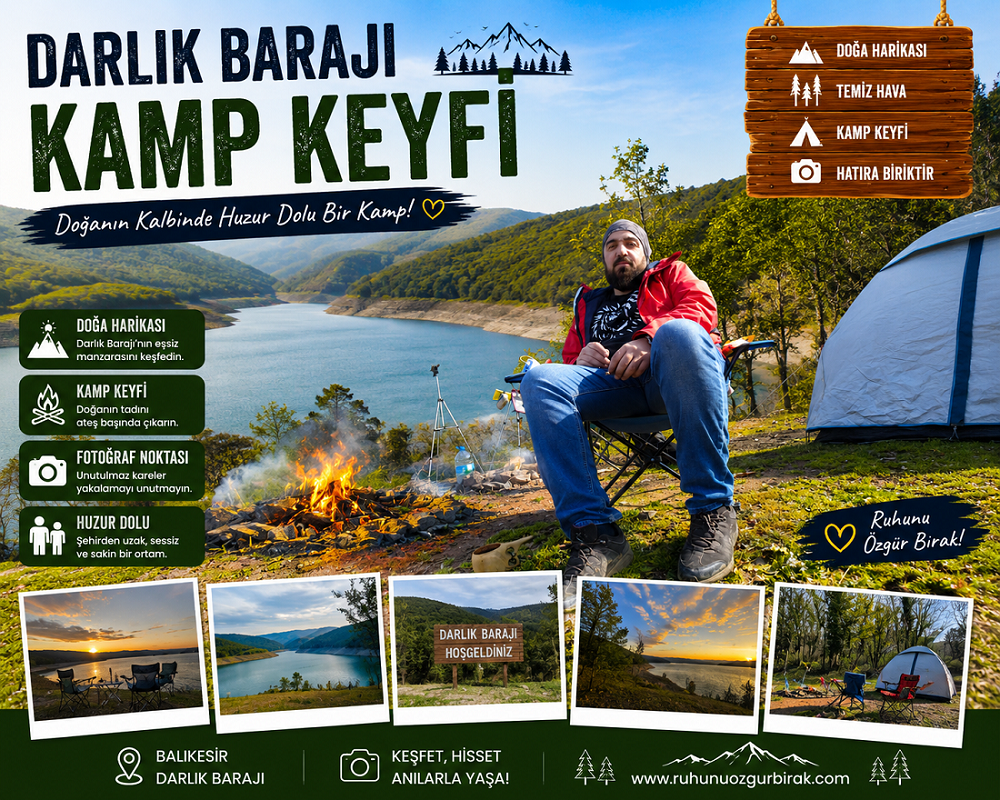 You are currently viewing İstanbul’a Yakın Sessiz Kamp Rotası | Şile Darlık Barajı Rehberi