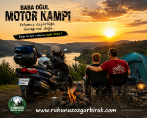 Read more about the article Motosiklet ile Kamp Deneyimi | Özgürlüğün ve Doğanın Buluştuğu Yolculuk