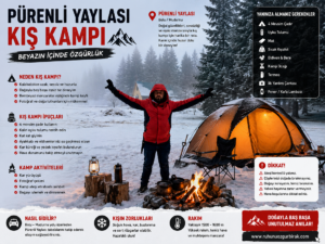 Read more about the article Pürenli Yaylası Kış Kamp Rehberi 2018 | Düzce’nin Bulutların Üzerindeki Doğa Cenneti