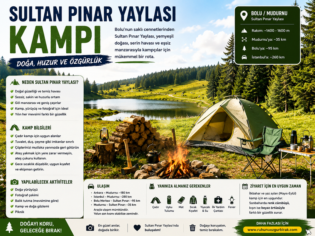 You are currently viewing Sakarya Sultan Pınar Yaylası Kamp Rehberi 2018 |