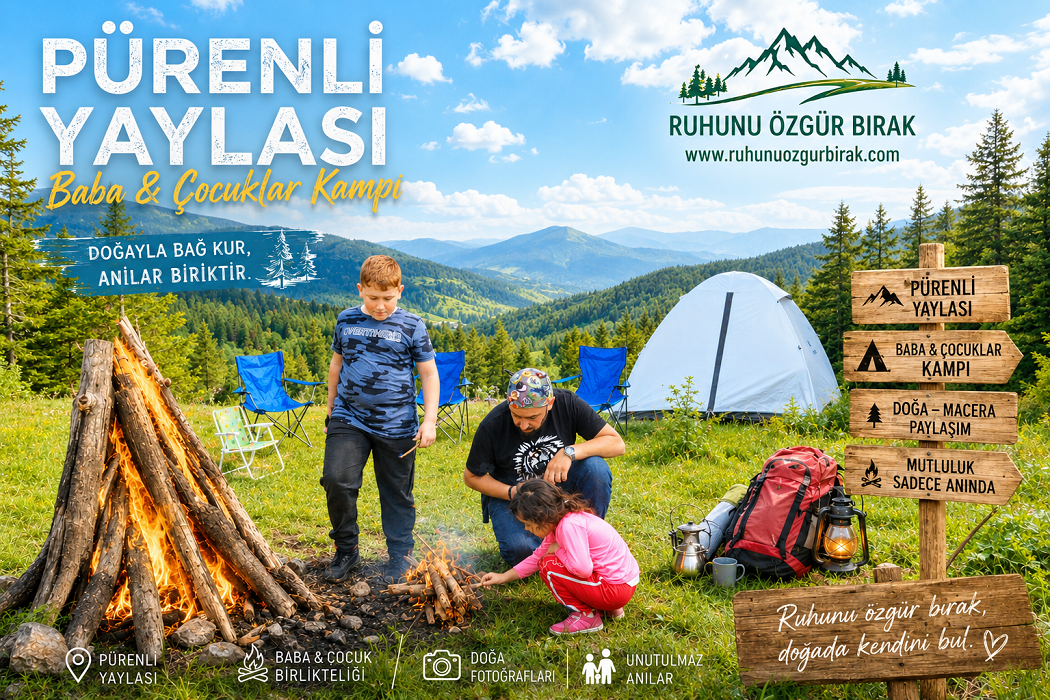 You are currently viewing Bolu Pürenli Yaylası’nda Yıldızların Altında Bir Baba ve Çocuk Kampı